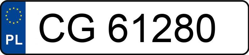 Numer rejestracyjny CG 61280 posiada VOLKSWAGEN PASSAT - CG61280