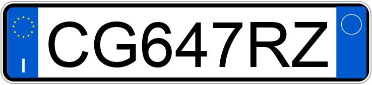 Numer rejestracyjny CG647RZ posiada SUZUKI Wagon R