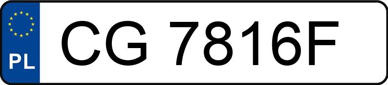 Numer rejestracyjny CG 7816F posiada AUDI A4 - CG7816F