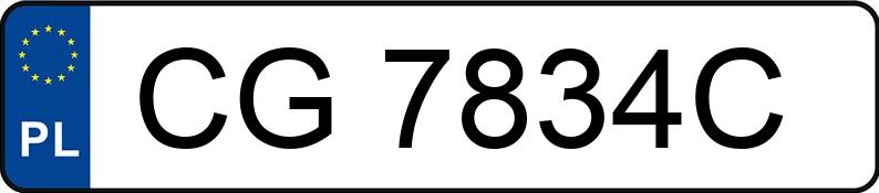 Numer rejestracyjny CG 7834C posiada SKODA Fabia II 1.2 MR`07 E4 HTP Fun - CG7834C