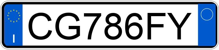 Numer rejestracyjny CG786FY posiada OPEL Corsa 3a serie Numer rejestracyjny CG786FY posiada OPEL Corsa 3a serie