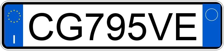 Numer rejestracyjny CG795VE posiada FIAT Punto 3a serie