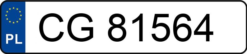 Numer rejestracyjny CG 81564 posiada SEAT IBIZA - CG81564