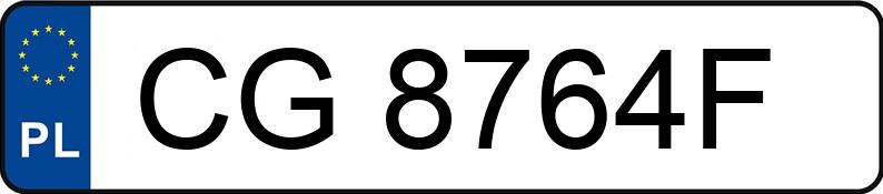 Numer rejestracyjny CG 8764F posiada RENAULT MEGANE - CG8764F