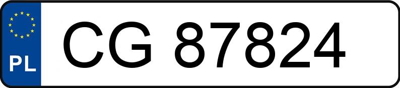 Numer rejestracyjny CG 87824 posiada OPEL ASTRA - CG87824