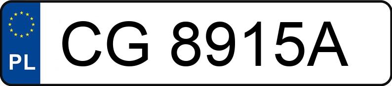 Numer rejestracyjny CG 8915A posiada BMW 335 Diesel DPF MR`04 E4 E90 Steptronic - CG8915A