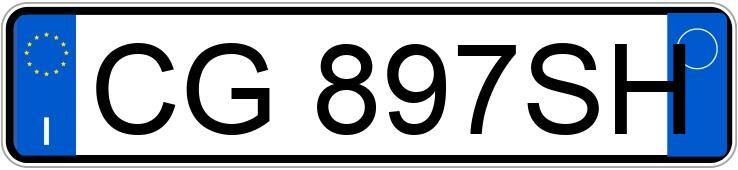 Numer rejestracyjny CG897SH posiada TOYOTA Avensis 2a serie Numer rejestracyjny CG897SH posiada TOYOTA Avensis 2a serie