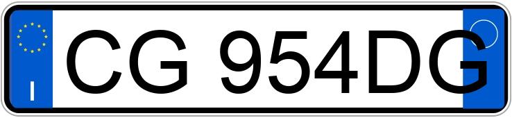 Numer rejestracyjny CG954DG posiada LANCIA Y Numer rejestracyjny CG954DG posiada LANCIA Y