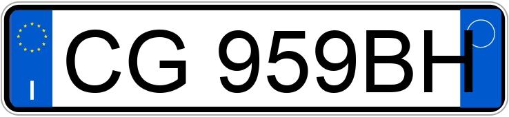 Numer rejestracyjny CG959BH posiada TOYOTA RAV4 2a serie Numer rejestracyjny CG959BH posiada TOYOTA RAV4 2a serie