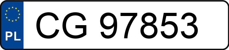 Numer rejestracyjny CG 97853 posiada MAZDA 6 - 2.2 CD MR`08 E4 Exclusive - CG97853