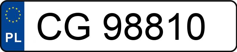 Numer rejestracyjny CG 98810 posiada PEUGEOT 207 - CG98810