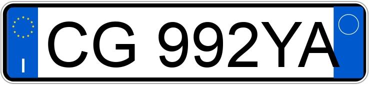 Numer rejestracyjny CG992YA posiada SKODA Fabia