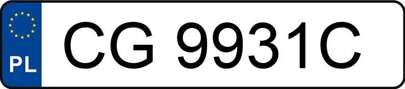 Numer rejestracyjny CG 9931C posiada BMW X1 XDRIVE18D - CG9931C Numer rejestracyjny CG 9931C posiada BMW X1 XDRIVE18D - CG9931C