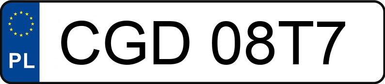 Numer rejestracyjny CGD 08T7 posiada CITROEN JUMPER 2.2 HDI - CGD08T7 Numer rejestracyjny CGD 08T7 posiada CITROEN JUMPER 2.2 HDI - CGD08T7