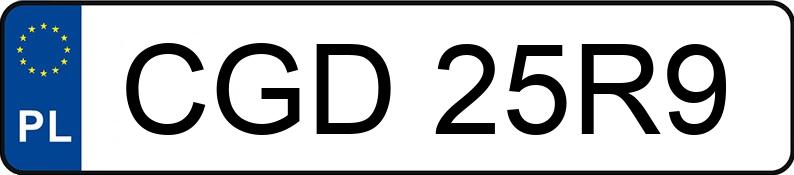 Numer rejestracyjny CGD 25R9 posiada SEAT LEON - CGD25R9 Numer rejestracyjny CGD 25R9 posiada SEAT LEON - CGD25R9