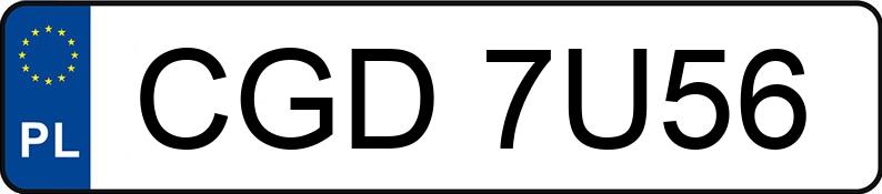Numer rejestracyjny CGD 7U56 posiada SAM - CGD7U56 Numer rejestracyjny CGD 7U56 posiada SAM - CGD7U56
