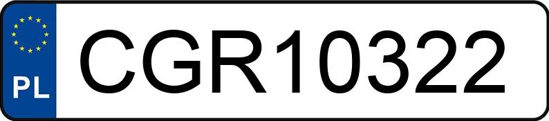 Numer rejestracyjny CGR 10322 posiada PEUGEOT 307 - CGR10322