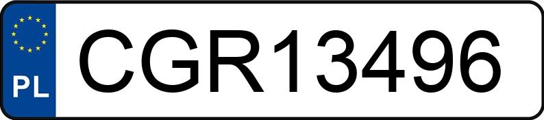 Numer rejestracyjny CGR 13496 posiada NISSAN X-TRAIL - CGR13496