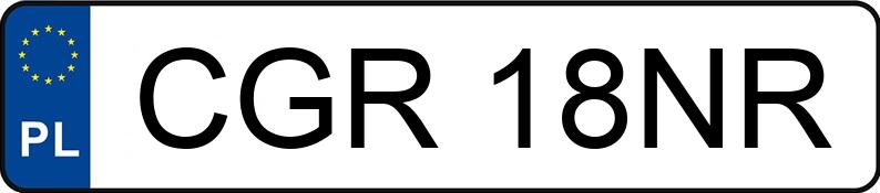 Numer rejestracyjny CGR 18NR posiada MAZDA 2 - CGR18NR Numer rejestracyjny CGR 18NR posiada MAZDA 2 - CGR18NR