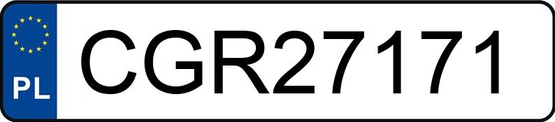 Numer rejestracyjny CGR 27171 posiada BMW 520D XDRIVE - CGR27171 Numer rejestracyjny CGR 27171 posiada BMW 520D XDRIVE - CGR27171