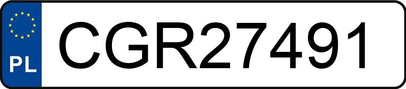 Numer rejestracyjny CGR27491 posiada MERCEDES-BENZ GLK 220 CDI BlueTEC MR`12 E5 X204 GLK 220 CDI BlueTEC MR`12 E5 X204