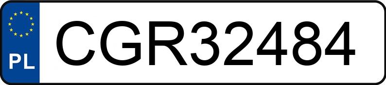 Numer rejestracyjny CGR 32484 posiada MERCEDES-BENZ E 220 - CGR32484