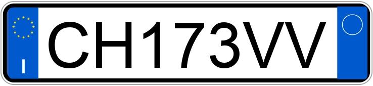 Numer rejestracyjny CH173VV posiada SEAT Ibiza 3a serie Numer rejestracyjny CH173VV posiada SEAT Ibiza 3a serie