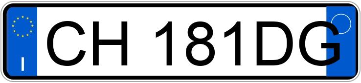 Numer rejestracyjny CH181DG posiada MINI Mini 2a serie Numer rejestracyjny CH181DG posiada MINI Mini 2a serie