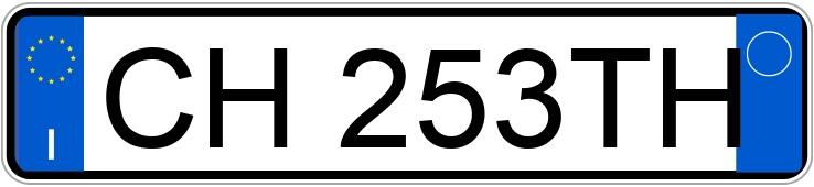 Numer rejestracyjny CH253TH posiada FIAT Punto 2a serie Numer rejestracyjny CH253TH posiada FIAT Punto 2a serie