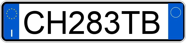 Numer rejestracyjny CH283TB posiada CITROEN C3 1a serie