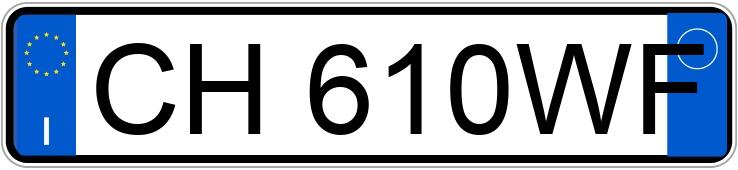 Numer rejestracyjny CH610WF posiada VOLKSWAGEN Golf 4a serie