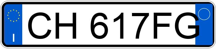 Numer rejestracyjny CH617FG posiada FIAT Punto 3a serie