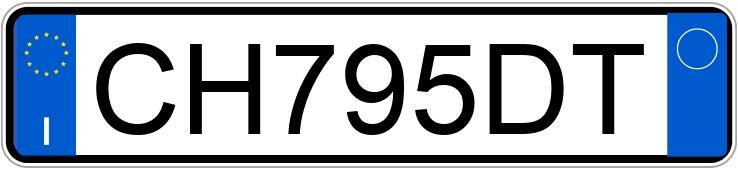 Numer rejestracyjny CH795DT posiada FIAT Seicento