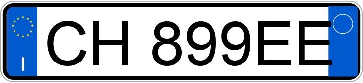 Numer rejestracyjny CH899EE posiada FIAT Punto 3a serie