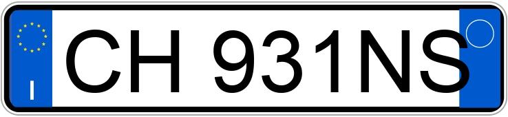 Numer rejestracyjny CH931NS posiada RENAULT Clio 2a serie