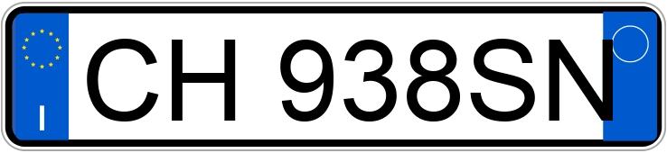 Numer rejestracyjny CH938SN posiada NISSAN Micra 3a serie