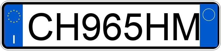 Numer rejestracyjny CH965HM posiada FIAT Idea