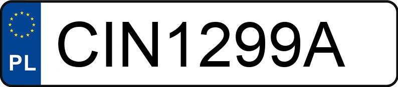 Numer rejestracyjny CIN 1299A posiada VOLKSWAGEN TOURAN - CIN1299A Numer rejestracyjny CIN 1299A posiada VOLKSWAGEN TOURAN - CIN1299A