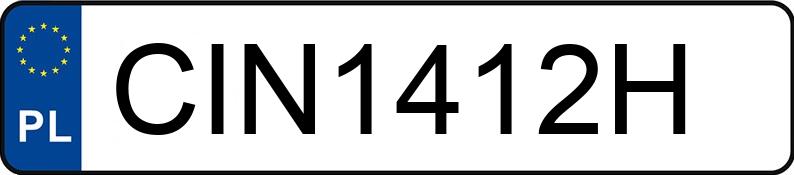 Numer rejestracyjny CIN 1412H posiada FORD Mondeo 1.8 TDCi MR`07 E4 Trend - CIN1412H Numer rejestracyjny CIN 1412H posiada FORD Mondeo 1.8 TDCi MR`07 E4 Trend - CIN1412H