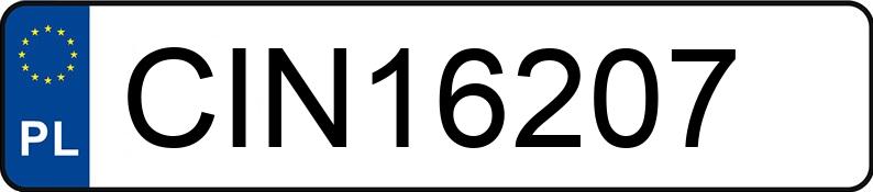 Numer rejestracyjny CIN 16207 posiada MERCEDES-BENZ 250 D 124 - CIN16207 Numer rejestracyjny CIN 16207 posiada MERCEDES-BENZ 250 D 124 - CIN16207