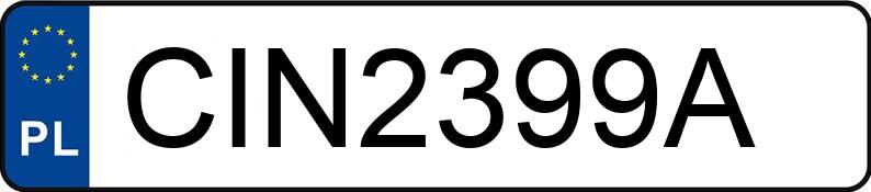 Numer rejestracyjny CIN 2399A posiada OPEL Corsa C 1.2 MR`00 E3 Comfort - CIN2399A Numer rejestracyjny CIN 2399A posiada OPEL Corsa C 1.2 MR`00 E3 Comfort - CIN2399A