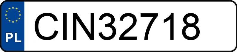 Numer rejestracyjny CIN 32718 posiada FIAT STILO 1.2 KAT - CIN32718