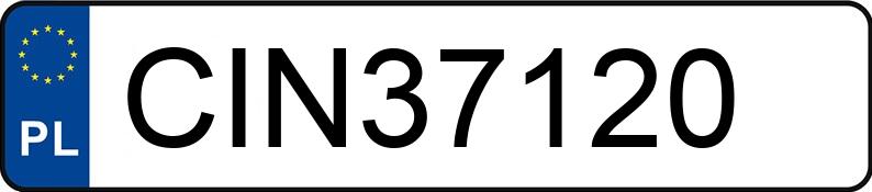 Numer rejestracyjny CIN 37120 posiada MERCEDES-BENZ S 500 Kat. MR`02 E3 220 S 500 Kat. MR`02 E3 220 - CIN37120