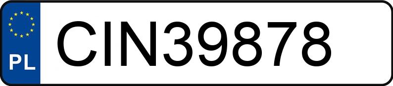Numer rejestracyjny CIN 39878 posiada MAZDA 3 - 1.6 MR`12 E5 Exclusive - CIN39878 Numer rejestracyjny CIN 39878 posiada MAZDA 3 - 1.6 MR`12 E5 Exclusive - CIN39878