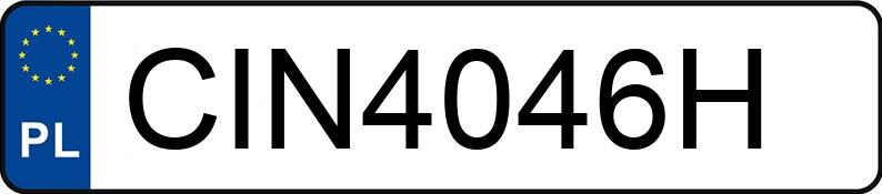 Numer rejestracyjny CIN 4046H posiada SEAT LEON - CIN4046H