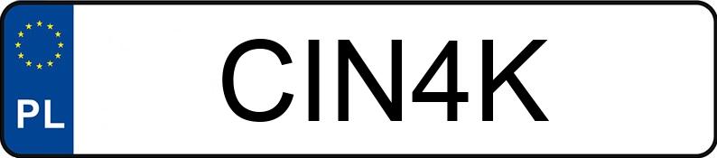 Numer rejestracyjny CIN 4K posiada MERCEDES-BENZ 190 E 2.0 201 190 E 2.0 201 - CIN4K Numer rejestracyjny CIN 4K posiada MERCEDES-BENZ 190 E 2.0 201 190 E 2.0 201 - CIN4K