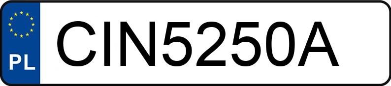 Numer rejestracyjny CIN 5250A posiada AUDI A4 - CIN5250A