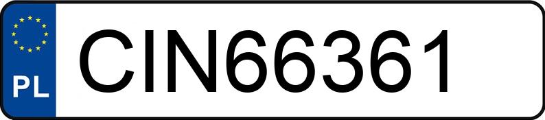 Numer rejestracyjny CIN 66361 posiada MERCEDES-BENZ E 200 CDI 2.2 - CIN66361