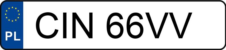 Numer rejestracyjny CIN 66VV posiada YAMASAKI  YM50-8 - CIN66VV