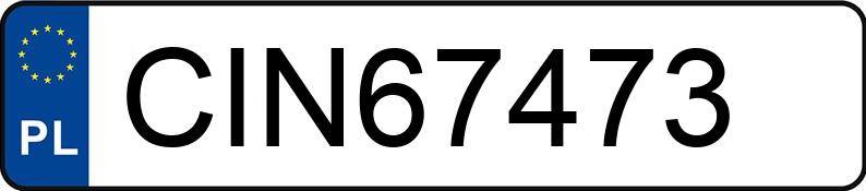 Numer rejestracyjny CIN 67473 posiada VOLKSWAGEN PASSAT 2.0 TDI - CIN67473